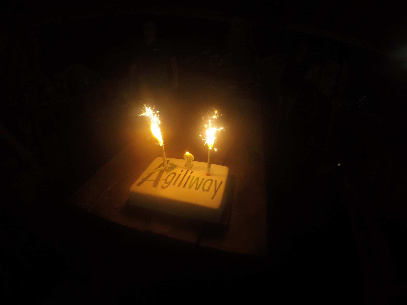 Agiliway celebrated it's second birthday with super-delicious cake!