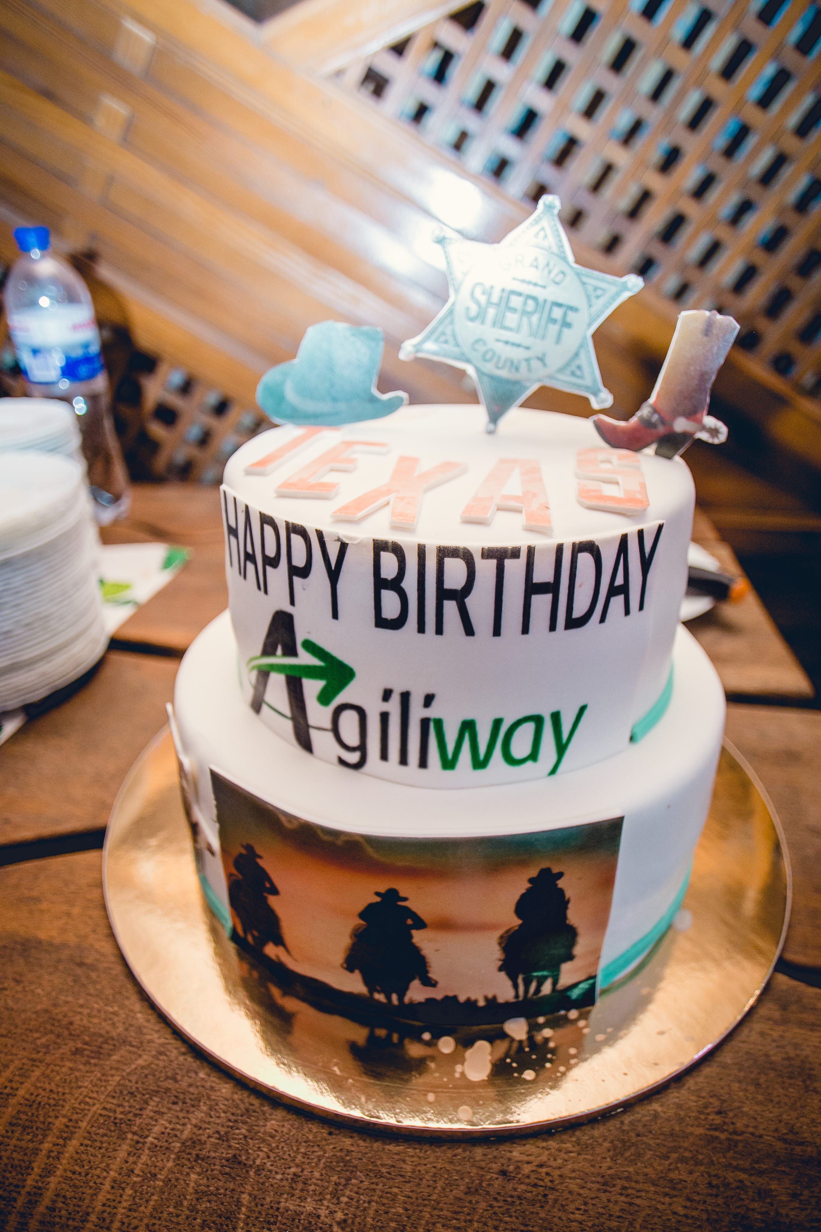 Birthday Cake at Agiliway 3rd Birthday Party
