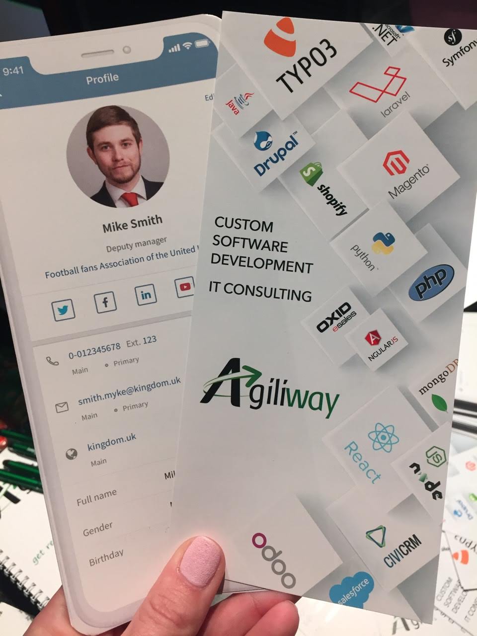 Agiliway Fliers at DMEXCO 2018