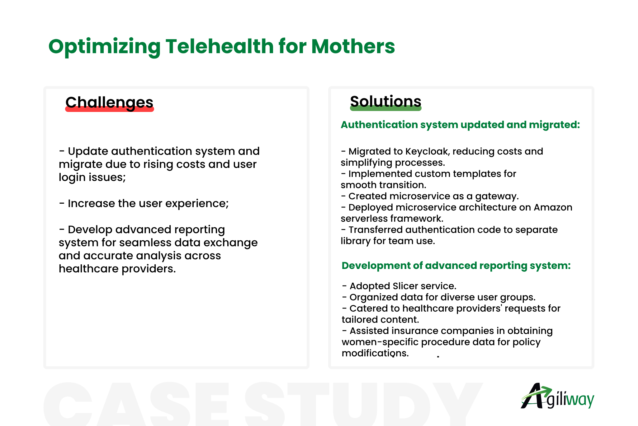 Case study Healthcare