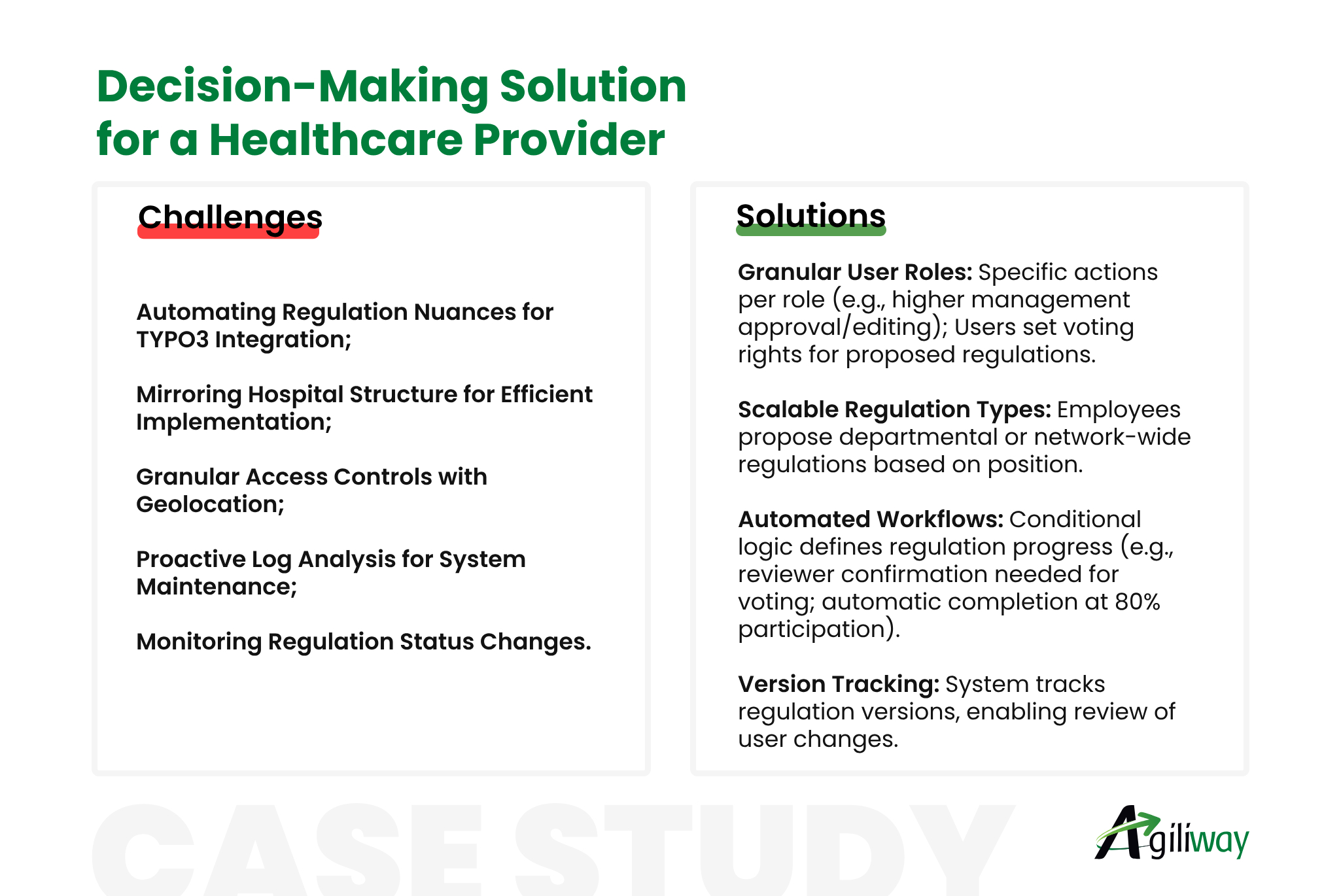TYPO3 healthcare solution