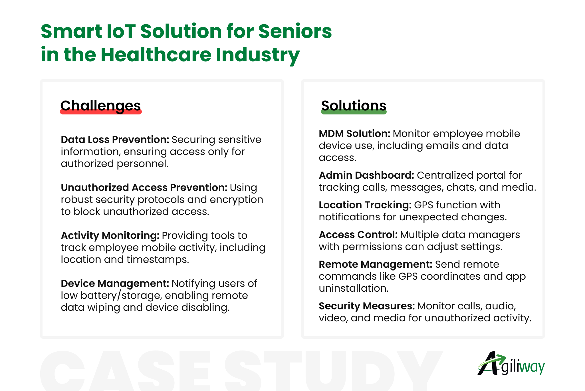 MDM solutions for corporate use